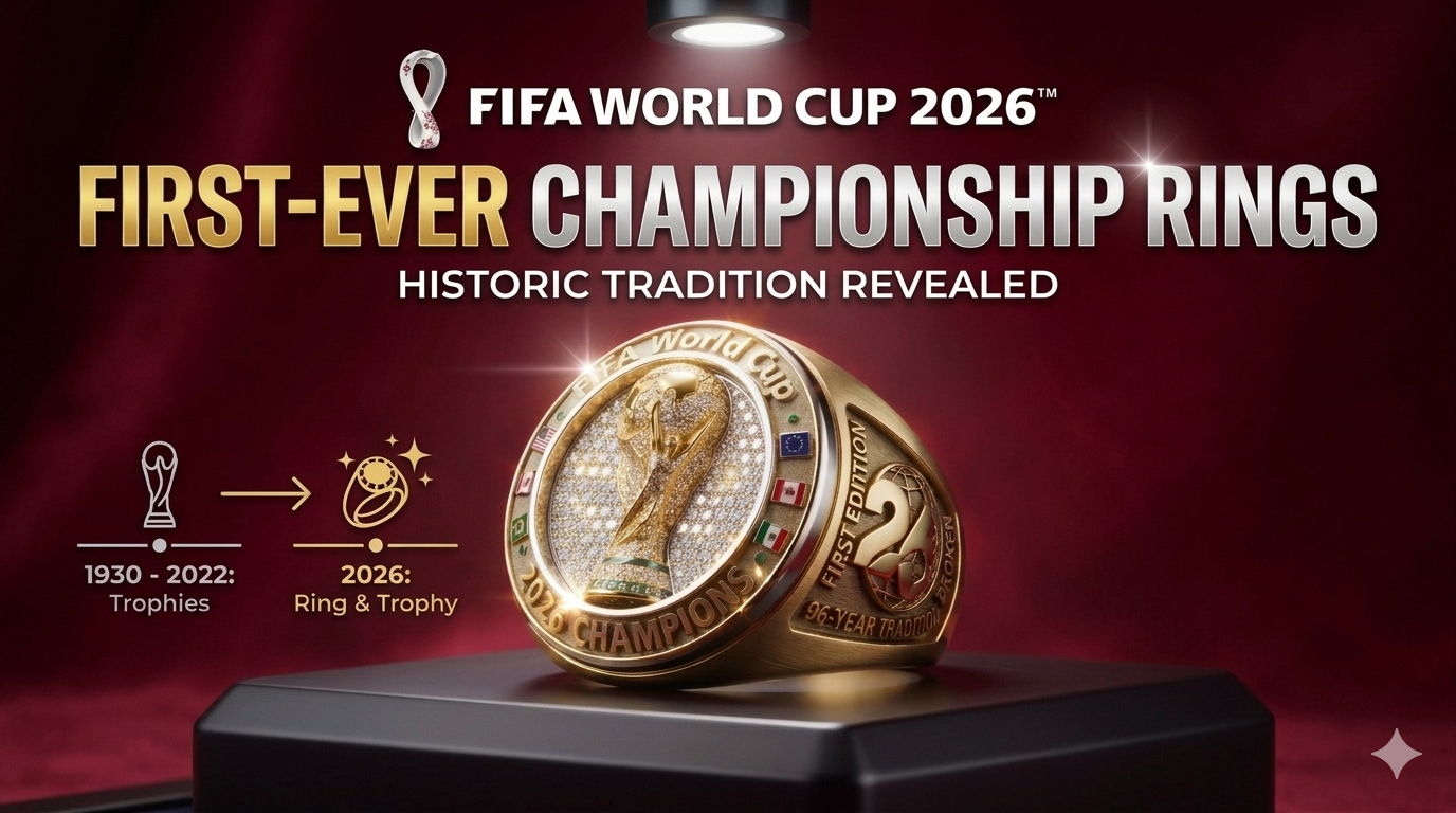 FIFA World Cup 2026 Ring: First Time in 96 Years, Winners will Get $150k Championship Rings!